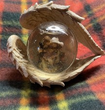 Vintage Snow Globe Nativity