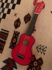 Red Wooden Classical Guitar