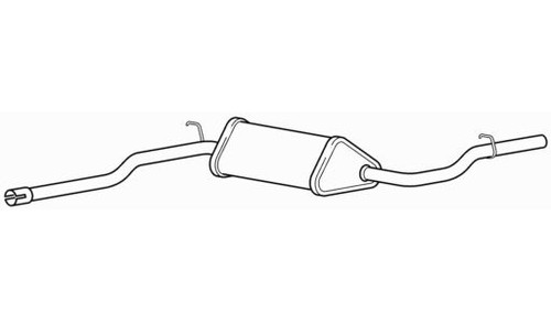 Quality centre exhaust middle - exhaust,