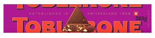 Toblerone fruit nut - fruit, 360g
