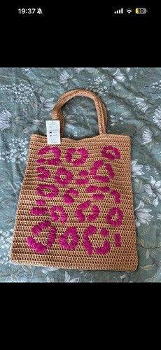 Woven straw tote bag - tote,