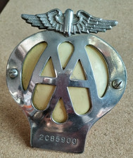 VINTAGE AA Classic Car BADGE
