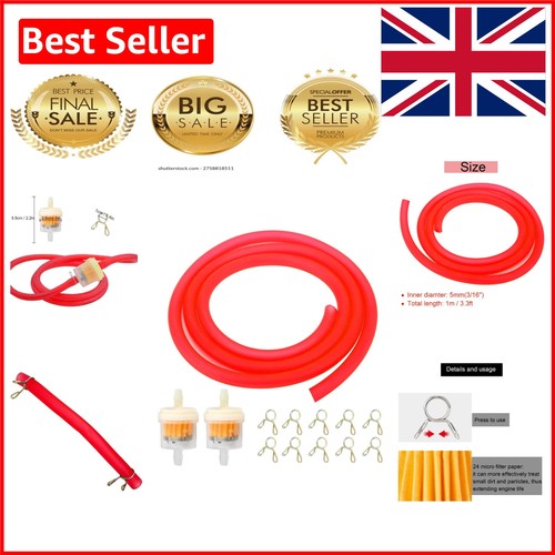 Complete red fuel - complete, hose