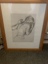 Print by French artist Francine Van Hove, titled Study for "Earthly Paradise"