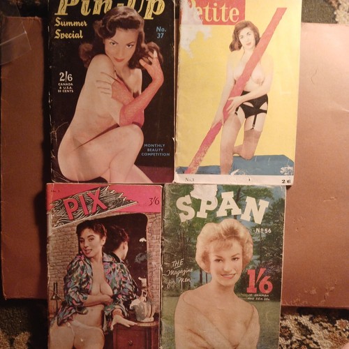 Different vintage magazines - different,