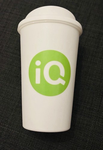 New reusable coffee cup - new, iq