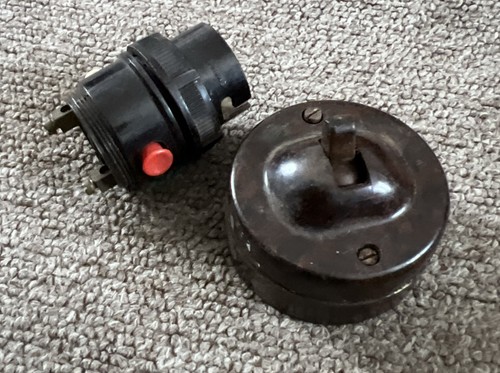Vintage brown bakelite