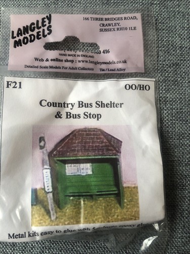 Metal kits country bus shelter - metal,