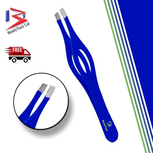 Dark blue tweezers set - set, eyebrow