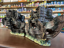 EXTRA LARGE GALLEON SHIP WRECK XL FISH TANK AQUARIUM ORNAMENT