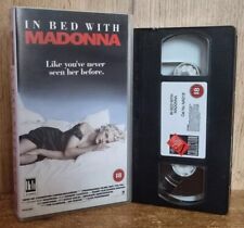 In Bed With Madonna VHS PAL Music Video Tape Cert 18 Blond Ambition Tour 1991