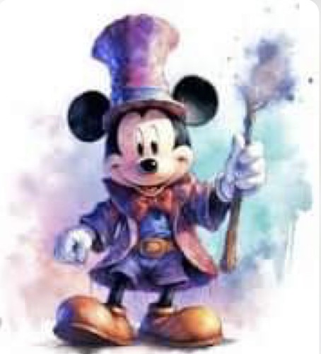 Mickey mouse cross stitch - cross,