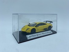 Diecast Car Lamborghini Murcielago Yellow - Newsstand - Scale 1:43 with Showcase