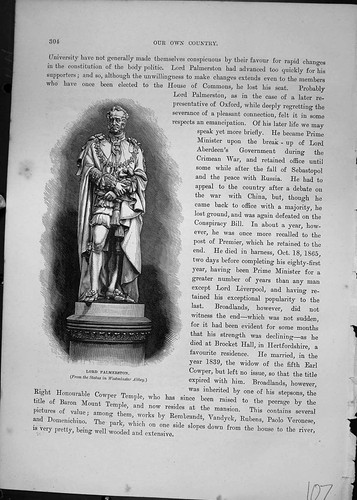 Antique print statue lord - statue,