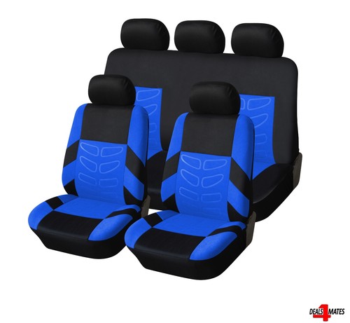 Car seat covers blue full - seat,