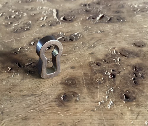 Antique brass escutcheon - antique,