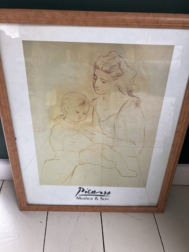 Art print picasso mother - art, &