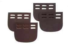 Leather Buckle Guards Black 3
