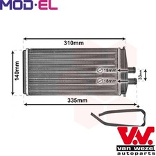 HEAT EXCHANGER INTERIOR HEATING 76006016 FOR SKODA FELICIA/Pickup VW 135M 1.3L