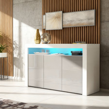 155cm Sideboard White Matt &