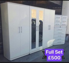 Brand New White Full Bedroom