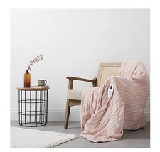 Cozee Home Heated Throw Faux