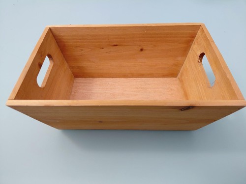 Natural pine wood - , crate