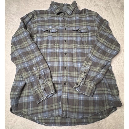 Mens plaid flannel shirt - mens, xl