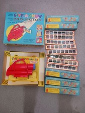 Chad Valley Give a Show Projector Complete Film Slides Working ,extra slides 