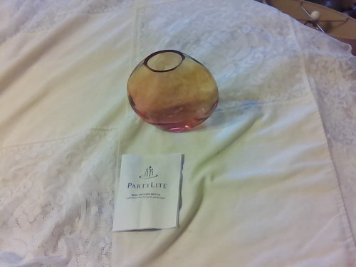 Partylite glass reed diffuser - glass,