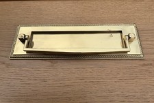 Heavy 11in Brass Letter Box & Rapper.