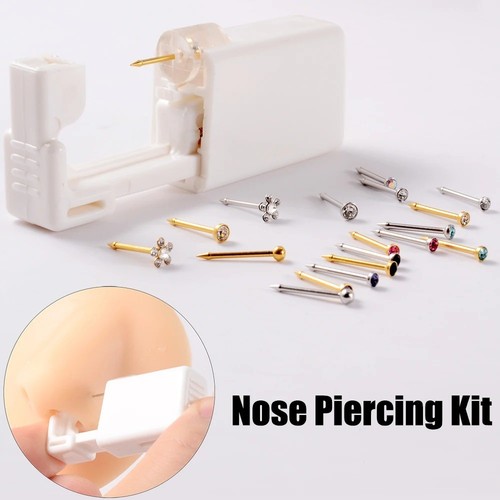 Disposable nose piercing kit - nose,