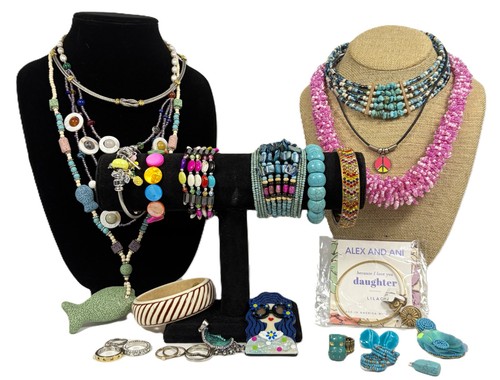 Jewelry lot boho beach pink - jewelry,