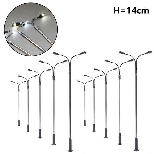 Model railway lamp - model, white