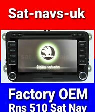 Genuine SKODA RNS 510 Columbus Sat Nav Stereo Yeti Octavia CD DVD 2022+ maps