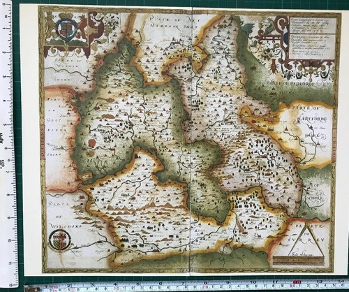 Old tudor saxton - saxton, map