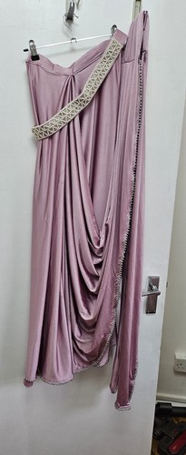 Sari pearl collar indian saree - sari,