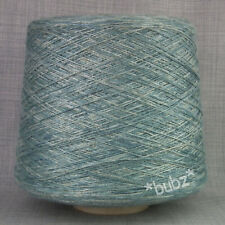 VISCOSE LINEN YARN BLUE GREY