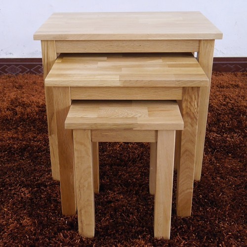 Oak side table nest - oak,