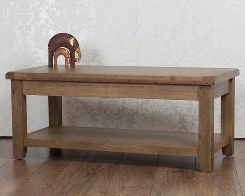 Oak coffee table medium - table, tone
