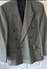 Black and white chequered suit