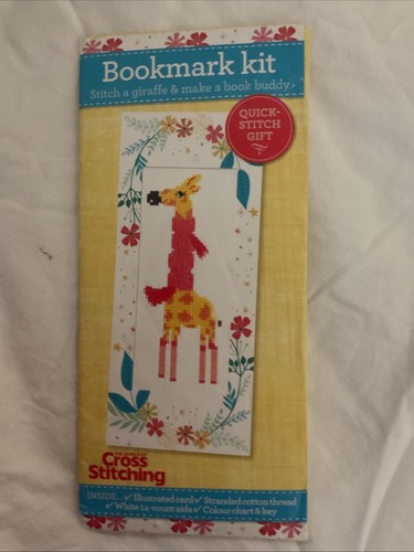 Giraffe cross stitch - stitch, bookmark