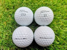24 x TITLEIST PRO V1 DOUBLE DIGIT B GRADE WHITE GOLF BALLS FREE POSTAGE