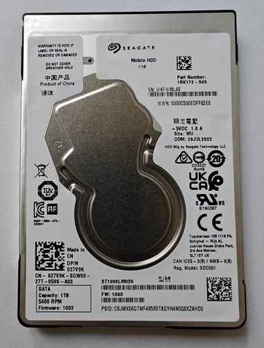 1tb seagate hdd - seagate, 5400