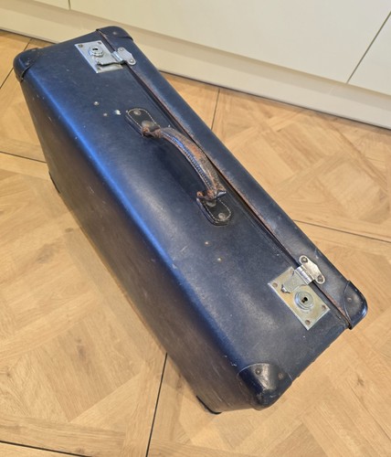 Vintage blue globetrotter - blue,