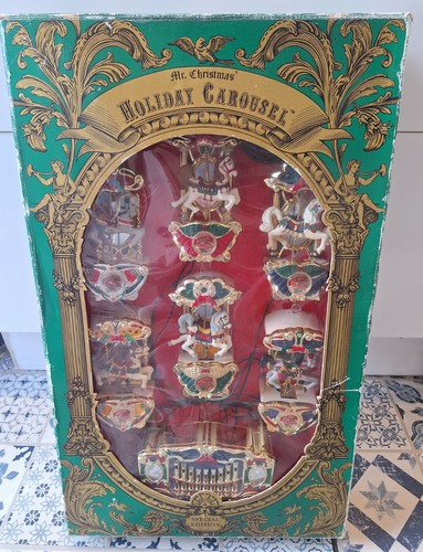 Vintage musical carousel - vintage,