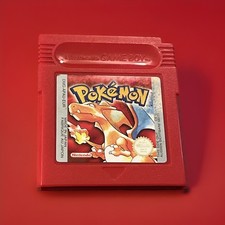 Pokémon Red Version Nintendo GameBoy 8 Gym Badges Tested Working Pokemon cart