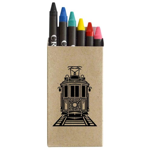 Electric tram coloured - tram',