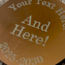 50mm X 25mm Engraving Plate. 6