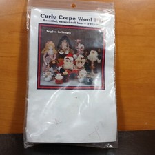 Curly Crepe Wool Doll Hair -